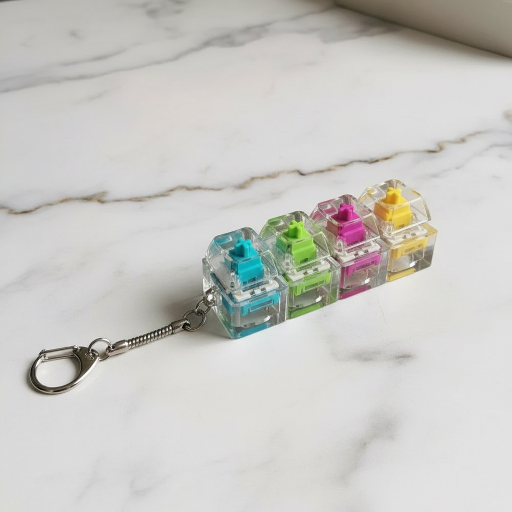 Porte-clés switches - fond marbre luxe